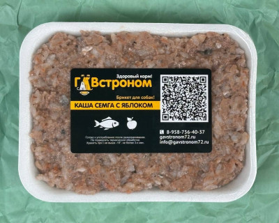 Брикет для собак "Каша семга с яблоком" Брикет для собак "Каша семга с яблоком" Когда запах на кухне такой, что вы сами начинаете сомневаться, для кого вообще вы купили еду.
